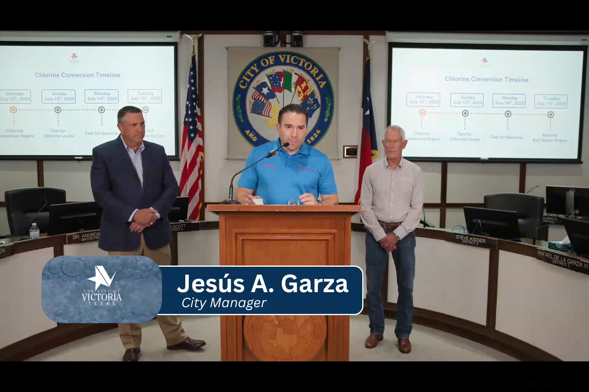 Jesus speaking during July 12 press conference 