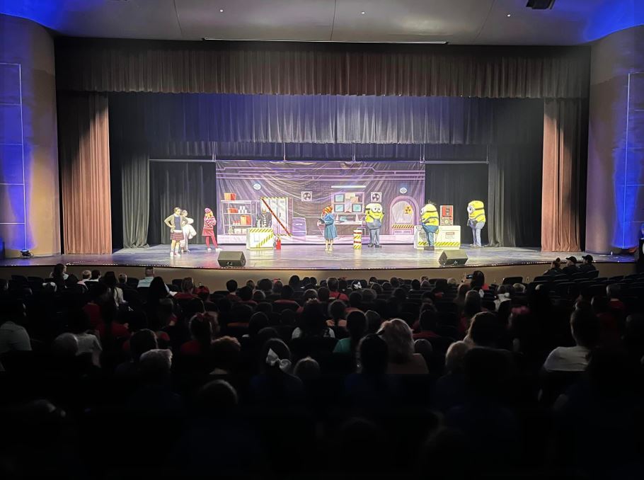 A shot of the performance during the 2024 Fire show