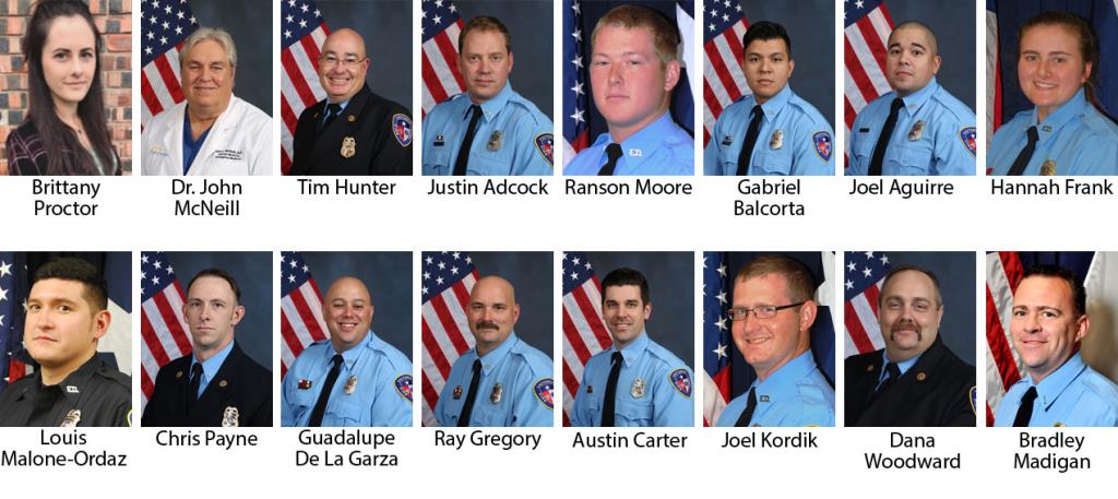 Victoria Fire Department 2019 honorees